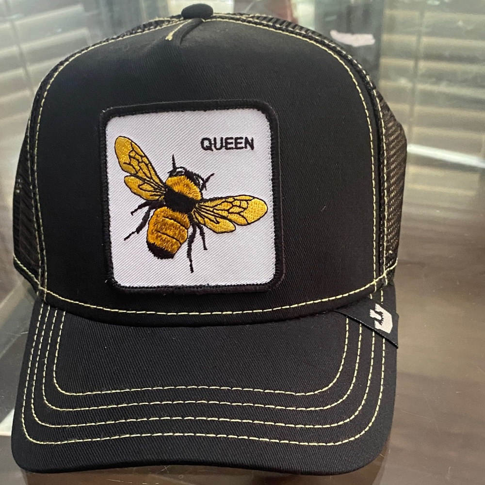 Goorin Bros Black and Yellow Bee Patch Hat